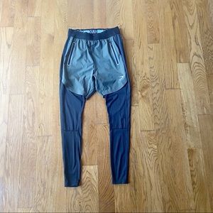 Gym shark shorts with leggings size small women’s